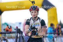 16.10.2022, Arcon, France (FRA): Margot Chichignoud (FRA) - Biathlon Samse Summer Tour, pursuit, Arcon (FRA). www.nordicfocus.com. © Thibaut/NordicFocus. Every downloaded picture is fee-liable.