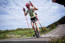 16.10.2022, Arcon, France (FRA): Benedikt Doll (GER) - Biathlon Samse Summer Tour, pursuit, Arcon (FRA). www.nordicfocus.com. © Thibaut/NordicFocus. Every downloaded picture is fee-liable.