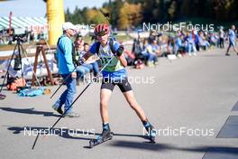 16.10.2022, Arcon, France (FRA): Luc Piron (FRA) - Biathlon Samse Summer Tour, pursuit, Arcon (FRA). www.nordicfocus.com. © Thibaut/NordicFocus. Every downloaded picture is fee-liable.