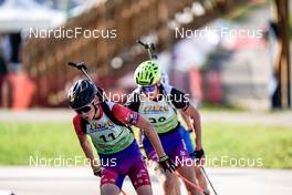 16.10.2022, Arcon, France (FRA): Toiny Blondeau (U17) - Biathlon Samse Summer Tour, pursuit, Arcon (FRA). www.nordicfocus.com. © Thibaut/NordicFocus. Every downloaded picture is fee-liable.
