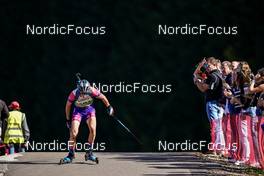 16.10.2022, Arcon, France (FRA): Alexis Nappey (FRA) - Biathlon Samse Summer Tour, pursuit, Arcon (FRA). www.nordicfocus.com. © Thibaut/NordicFocus. Every downloaded picture is fee-liable.