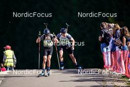 16.10.2022, Arcon, France (FRA): Samuel Belle Clot (FRA) - Biathlon Samse Summer Tour, pursuit, Arcon (FRA). www.nordicfocus.com. © Thibaut/NordicFocus. Every downloaded picture is fee-liable.