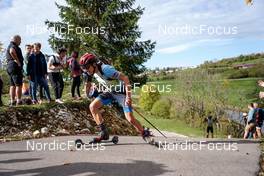 16.10.2022, Arcon, France (FRA): Mateo Gardoni (FRA) - Biathlon Samse Summer Tour, pursuit, Arcon (FRA). www.nordicfocus.com. © Thibaut/NordicFocus. Every downloaded picture is fee-liable.