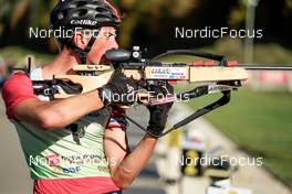 16.10.2022, Arcon, France (FRA): Antonin Guy (FRA) - Biathlon Samse Summer Tour, pursuit, Arcon (FRA). www.nordicfocus.com. © Thibaut/NordicFocus. Every downloaded picture is fee-liable.