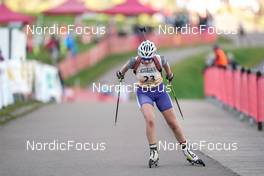 16.10.2022, Arcon, France (FRA): Amandine Mengin (FRA) - Biathlon Samse Summer Tour, pursuit, Arcon (FRA). www.nordicfocus.com. © Thibaut/NordicFocus. Every downloaded picture is fee-liable.