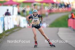 16.10.2022, Arcon, France (FRA): Dominika Bielecka (FRA) - Biathlon Samse Summer Tour, pursuit, Arcon (FRA). www.nordicfocus.com. © Thibaut/NordicFocus. Every downloaded picture is fee-liable.