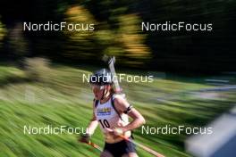 16.10.2022, Arcon, France (FRA): Caline Pic (FRA) - Biathlon Samse Summer Tour, pursuit, Arcon (FRA). www.nordicfocus.com. © Thibaut/NordicFocus. Every downloaded picture is fee-liable.