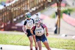 16.10.2022, Arcon, France (FRA): Lola Boudin (FRA) - Biathlon Samse Summer Tour, pursuit, Arcon (FRA). www.nordicfocus.com. © Thibaut/NordicFocus. Every downloaded picture is fee-liable.