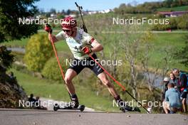 16.10.2022, Arcon, France (FRA): Benedikt Doll (GER) - Biathlon Samse Summer Tour, pursuit, Arcon (FRA). www.nordicfocus.com. © Thibaut/NordicFocus. Every downloaded picture is fee-liable.