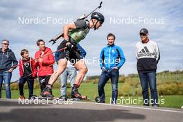 16.10.2022, Arcon, France (FRA): Emilien Jacquelin (FRA) - Biathlon Samse Summer Tour, pursuit, Arcon (FRA). www.nordicfocus.com. © Thibaut/NordicFocus. Every downloaded picture is fee-liable.
