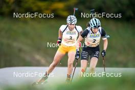 16.10.2022, Arcon, France (FRA): Paula Botet (FRA) - Biathlon Samse Summer Tour, pursuit, Arcon (FRA). www.nordicfocus.com. © Thibaut/NordicFocus. Every downloaded picture is fee-liable.