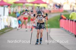 16.10.2022, Arcon, France (FRA): Julia Simon (FRA) - Biathlon Samse Summer Tour, pursuit, Arcon (FRA). www.nordicfocus.com. © Thibaut/NordicFocus. Every downloaded picture is fee-liable.