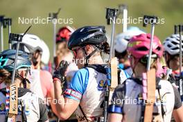 16.10.2022, Arcon, France (FRA): Sophie Pellizzaro (FRA) - Biathlon Samse Summer Tour, pursuit, Arcon (FRA). www.nordicfocus.com. © Thibaut/NordicFocus. Every downloaded picture is fee-liable.