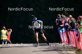 16.10.2022, Arcon, France (FRA): Lionel Jouannaud (FRA) - Biathlon Samse Summer Tour, pursuit, Arcon (FRA). www.nordicfocus.com. © Thibaut/NordicFocus. Every downloaded picture is fee-liable.