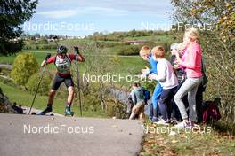 16.10.2022, Arcon, France (FRA): Lou Thievent (FRA) - Biathlon Samse Summer Tour, pursuit, Arcon (FRA). www.nordicfocus.com. © Thibaut/NordicFocus. Every downloaded picture is fee-liable.