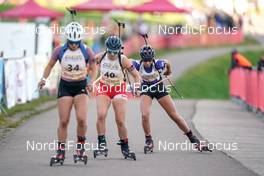 16.10.2022, Arcon, France (FRA): Ludmilla Roche (FRA) - Biathlon Samse Summer Tour, pursuit, Arcon (FRA). www.nordicfocus.com. © Thibaut/NordicFocus. Every downloaded picture is fee-liable.
