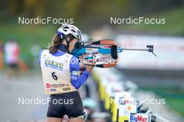 16.10.2022, Arcon, France (FRA): Voldiya Galmace Paulin (FRA) - Biathlon Samse Summer Tour, pursuit, Arcon (FRA). www.nordicfocus.com. © Thibaut/NordicFocus. Every downloaded picture is fee-liable.