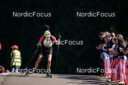 16.10.2022, Arcon, France (FRA): Guillaume Poirot (FRA) - Biathlon Samse Summer Tour, pursuit, Arcon (FRA). www.nordicfocus.com. © Thibaut/NordicFocus. Every downloaded picture is fee-liable.
