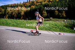16.10.2022, Arcon, France (FRA): Lena Moretti (FRA) - Biathlon Samse Summer Tour, pursuit, Arcon (FRA). www.nordicfocus.com. © Thibaut/NordicFocus. Every downloaded picture is fee-liable.