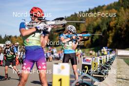 16.10.2022, Arcon, France (FRA): Nans Madelenat (FRA) - Biathlon Samse Summer Tour, pursuit, Arcon (FRA). www.nordicfocus.com. © Thibaut/NordicFocus. Every downloaded picture is fee-liable.
