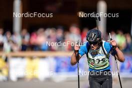 16.10.2022, Arcon, France (FRA): Max Grenard (FRA) - Biathlon Samse Summer Tour, pursuit, Arcon (FRA). www.nordicfocus.com. © Thibaut/NordicFocus. Every downloaded picture is fee-liable.