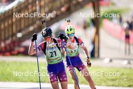 16.10.2022, Arcon, France (FRA): Martin Ferreira (FRA) - Biathlon Samse Summer Tour, pursuit, Arcon (FRA). www.nordicfocus.com. © Thibaut/NordicFocus. Every downloaded picture is fee-liable.