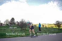 16.10.2022, Arcon, France (FRA): Paula Botet (FRA) - Biathlon Samse Summer Tour, pursuit, Arcon (FRA). www.nordicfocus.com. © Thibaut/NordicFocus. Every downloaded picture is fee-liable.