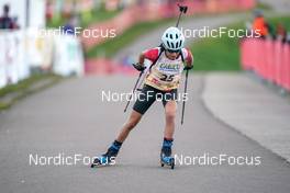 16.10.2022, Arcon, France (FRA): Anaelle Bondoux (FRA) - Biathlon Samse Summer Tour, pursuit, Arcon (FRA). www.nordicfocus.com. © Thibaut/NordicFocus. Every downloaded picture is fee-liable.