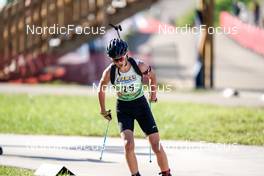 16.10.2022, Arcon, France (FRA): Lois Larger (FRA) - Biathlon Samse Summer Tour, pursuit, Arcon (FRA). www.nordicfocus.com. © Thibaut/NordicFocus. Every downloaded picture is fee-liable.