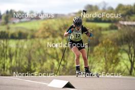 15.10.2022, Arcon, France (FRA): Ludivine Roche (FRA) - Biathlon Samse Summer Tour, sprint, Arcon (FRA). www.nordicfocus.com. © Thibaut/NordicFocus. Every downloaded picture is fee-liable.