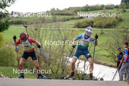 15.10.2022, Arcon, France (FRA): Antonin Guy (FRA) - Biathlon Samse Summer Tour, sprint, Arcon (FRA). www.nordicfocus.com. © Thibaut/NordicFocus. Every downloaded picture is fee-liable.