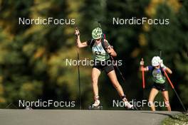 15.10.2022, Arcon, France (FRA): Justine Coppel (FRA) - Biathlon Samse Summer Tour, sprint, Arcon (FRA). www.nordicfocus.com. © Thibaut/NordicFocus. Every downloaded picture is fee-liable.