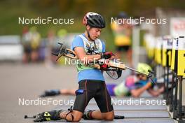 15.10.2022, Arcon, France (FRA): Teo Fastiggi Bailina (FRA) - Biathlon Samse Summer Tour, sprint, Arcon (FRA). www.nordicfocus.com. © Thibaut/NordicFocus. Every downloaded picture is fee-liable.