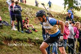 15.10.2022, Arcon, France (FRA): Antonin Guigonnat (FRA) - Biathlon Samse Summer Tour, sprint, Arcon (FRA). www.nordicfocus.com. © Thibaut/NordicFocus. Every downloaded picture is fee-liable.