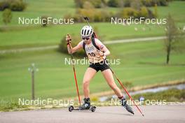 15.10.2022, Arcon, France (FRA): Pauline Jacquet (FRA) - Biathlon Samse Summer Tour, sprint, Arcon (FRA). www.nordicfocus.com. © Thibaut/NordicFocus. Every downloaded picture is fee-liable.