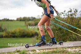 15.10.2022, Arcon, France (FRA): Liv Breyton Bouvier (FRA) - Biathlon Samse Summer Tour, sprint, Arcon (FRA). www.nordicfocus.com. © Thibaut/NordicFocus. Every downloaded picture is fee-liable.