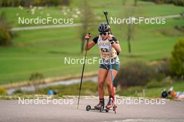 15.10.2022, Arcon, France (FRA): Justine Foulon (FRA) - Biathlon Samse Summer Tour, sprint, Arcon (FRA). www.nordicfocus.com. © Thibaut/NordicFocus. Every downloaded picture is fee-liable.