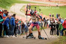 15.10.2022, Arcon, France (FRA): Justin Remonnay (FRA) - Biathlon Samse Summer Tour, sprint, Arcon (FRA). www.nordicfocus.com. © Thibaut/NordicFocus. Every downloaded picture is fee-liable.