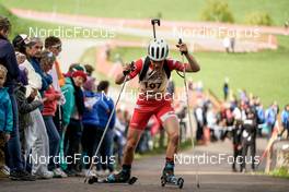 15.10.2022, Arcon, France (FRA): Dylan Suchet (FRA) - Biathlon Samse Summer Tour, sprint, Arcon (FRA). www.nordicfocus.com. © Thibaut/NordicFocus. Every downloaded picture is fee-liable.