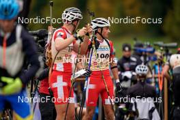 15.10.2022, Arcon, France (FRA): Sam Parmantier (BEL) - Biathlon Samse Summer Tour, sprint, Arcon (FRA). www.nordicfocus.com. © Thibaut/NordicFocus. Every downloaded picture is fee-liable.