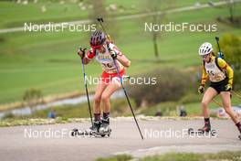 15.10.2022, Arcon, France (FRA): Lili Beck (FRA) - Biathlon Samse Summer Tour, sprint, Arcon (FRA). www.nordicfocus.com. © Thibaut/NordicFocus. Every downloaded picture is fee-liable.