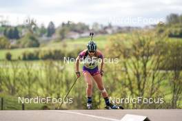 15.10.2022, Arcon, France (FRA): Louna Bouillet (FRA) - Biathlon Samse Summer Tour, sprint, Arcon (FRA). www.nordicfocus.com. © Thibaut/NordicFocus. Every downloaded picture is fee-liable.
