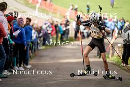 15.10.2022, Arcon, France (FRA): Samuel Crenier (BEL) - Biathlon Samse Summer Tour, sprint, Arcon (FRA). www.nordicfocus.com. © Thibaut/NordicFocus. Every downloaded picture is fee-liable.