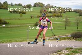 15.10.2022, Arcon, France (FRA): Leonie Jeannier (FRA) - Biathlon Samse Summer Tour, sprint, Arcon (FRA). www.nordicfocus.com. © Thibaut/NordicFocus. Every downloaded picture is fee-liable.