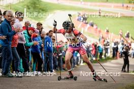 15.10.2022, Arcon, France (FRA): Victor Drezet (FRA) - Biathlon Samse Summer Tour, sprint, Arcon (FRA). www.nordicfocus.com. © Thibaut/NordicFocus. Every downloaded picture is fee-liable.