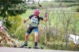 15.10.2022, Arcon, France (FRA): Jade Beaudon (FRA) - Biathlon Samse Summer Tour, sprint, Arcon (FRA). www.nordicfocus.com. © Thibaut/NordicFocus. Every downloaded picture is fee-liable.