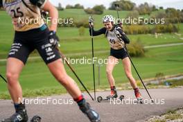 15.10.2022, Arcon, France (FRA): Dominika Bielecka (FRA) - Biathlon Samse Summer Tour, sprint, Arcon (FRA). www.nordicfocus.com. © Thibaut/NordicFocus. Every downloaded picture is fee-liable.