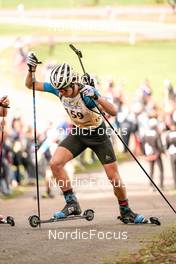 15.10.2022, Arcon, France (FRA): Maxence Pialat (FRA) - Biathlon Samse Summer Tour, sprint, Arcon (FRA). www.nordicfocus.com. © Thibaut/NordicFocus. Every downloaded picture is fee-liable.