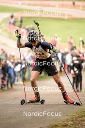 15.10.2022, Arcon, France (FRA): Mauro Fink (BEL) - Biathlon Samse Summer Tour, sprint, Arcon (FRA). www.nordicfocus.com. © Thibaut/NordicFocus. Every downloaded picture is fee-liable.