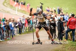 15.10.2022, Arcon, France (FRA): Elio Pasqualon (FRA) - Biathlon Samse Summer Tour, sprint, Arcon (FRA). www.nordicfocus.com. © Thibaut/NordicFocus. Every downloaded picture is fee-liable.